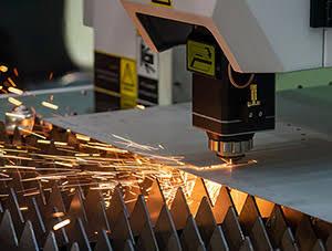 Flat laser cutting