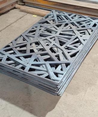 Laser-cut decorative panels