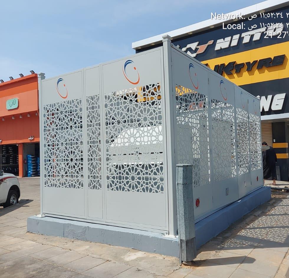 Decorative metal enclosure