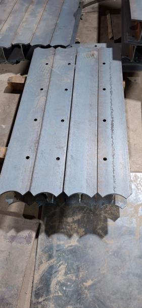 Drilled steel components