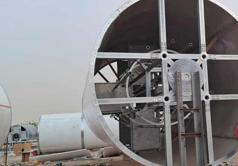 Internal ring framing and connection hub